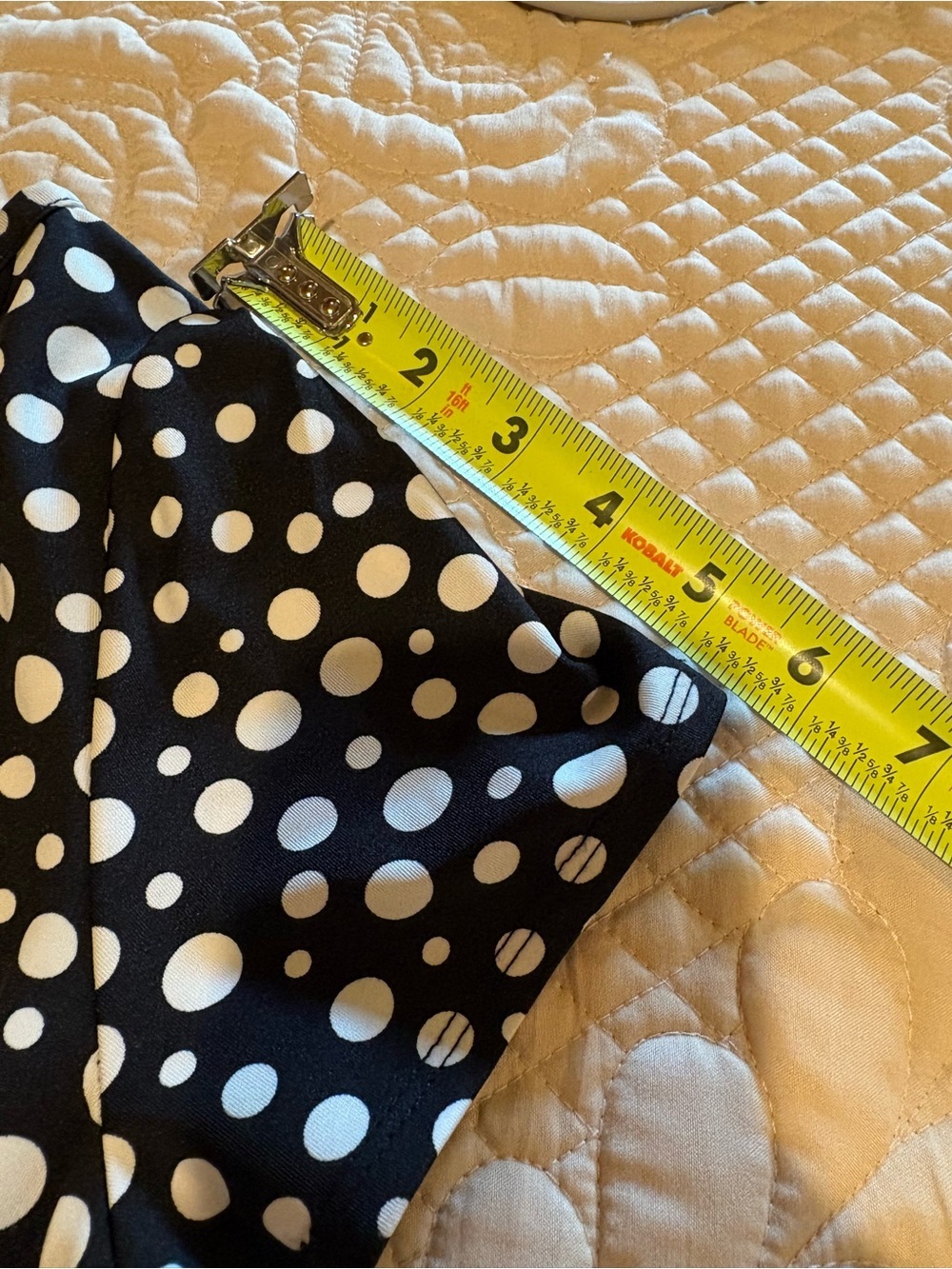 Perceptions New York polka dot midi dress with a tie waist size L NWT - Picture 11 of 11